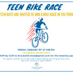 Teen Boys Bike Race
