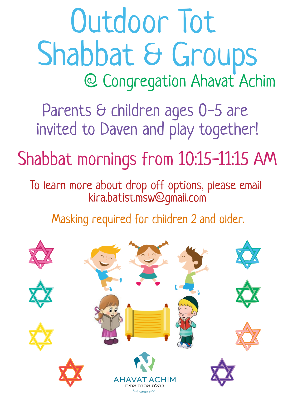 Indoor Tot Shabbat & Groups