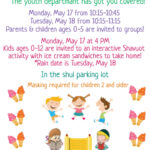 Youth Group for Shavuot