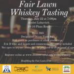 Fair Lawn Whiskey Tasting