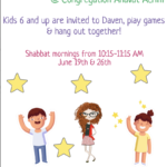 Outdoor Shabbat Youth Groups