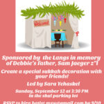 Sukkot Craft & Pizza Party