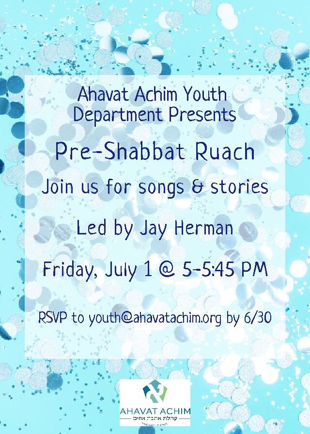 Pre-Shabbat Ruach