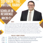 Rav Johnny Solomon Scholar-in-Residence
