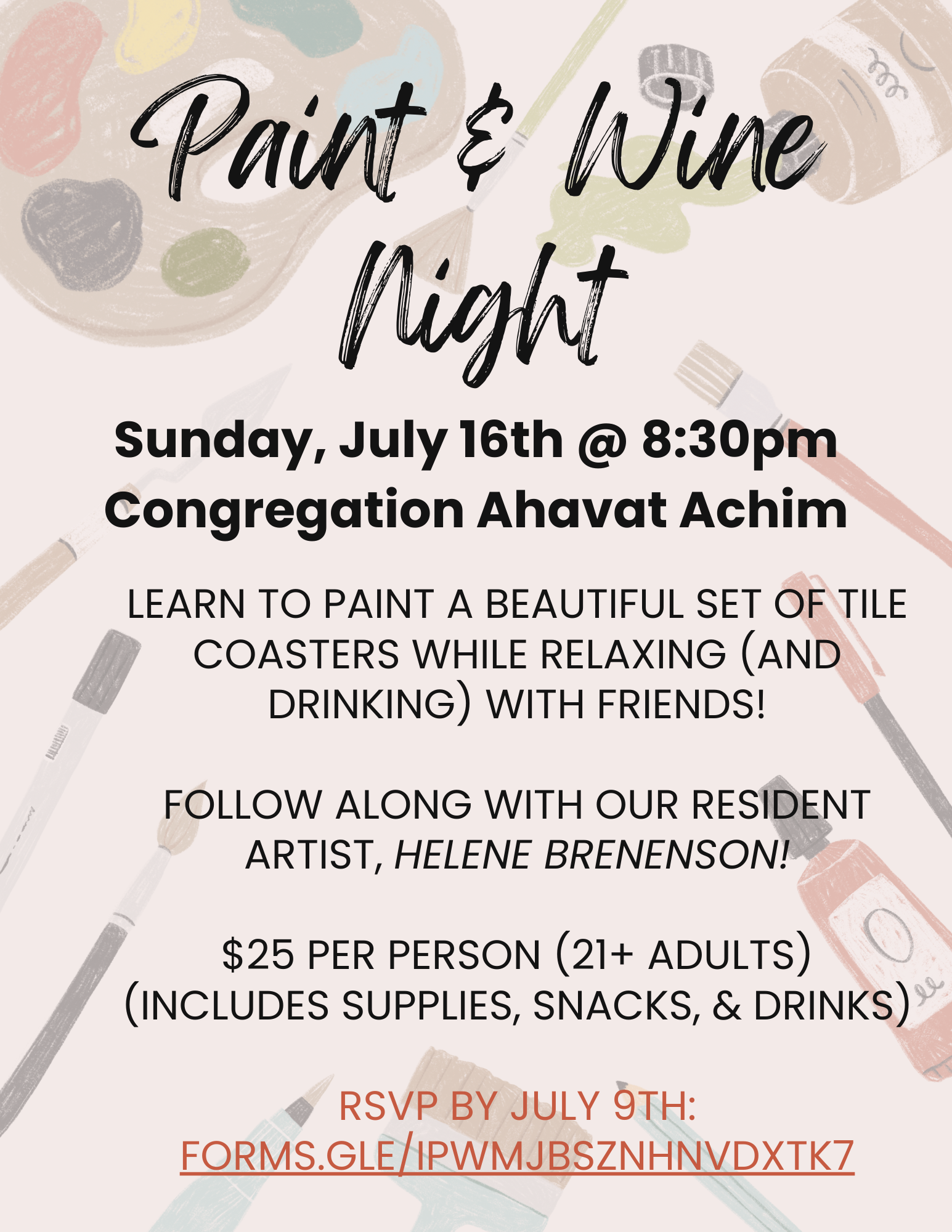 Paint & Wine Night