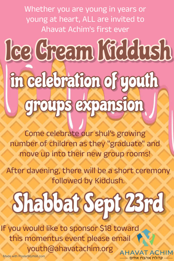Groups Ice Cream Kiddush