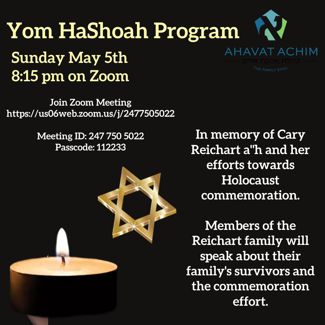 Yom HaShoah Program