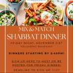 Mix & Match Shabbat Dinner