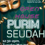 Open House Purim Seudah