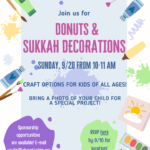 Donuts and Sukkah Decorations