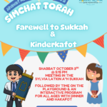 Farewell to Sukkah and Kinderkafot